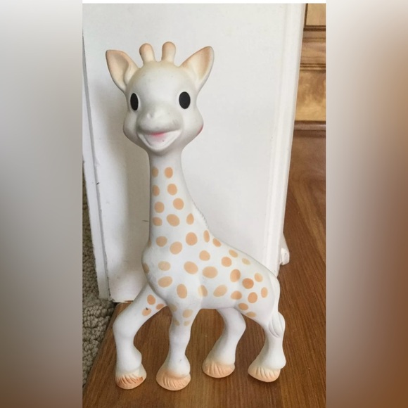 1960s Vintage Sophie The Giraffe Rubber Teething Squeaky Toy Baby Squeeze Retro - Picture 12 of 15